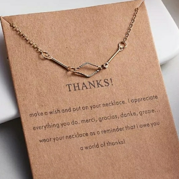 NWT Thanks! Necklace - Picture 3 of 3